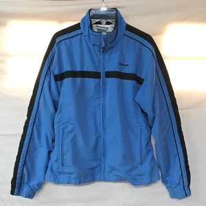 Reebok Blue and Black Puffer Jacket